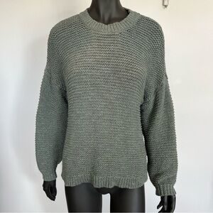 Aerie Cozy Knit Green Sweater | Size S/P
